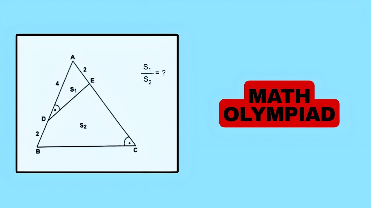 Find the Area Ratio – Olympiad Level Challenge