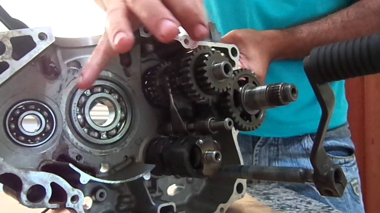 Funcionamento do cambio da Yamaha Lander/Fazer 250cc