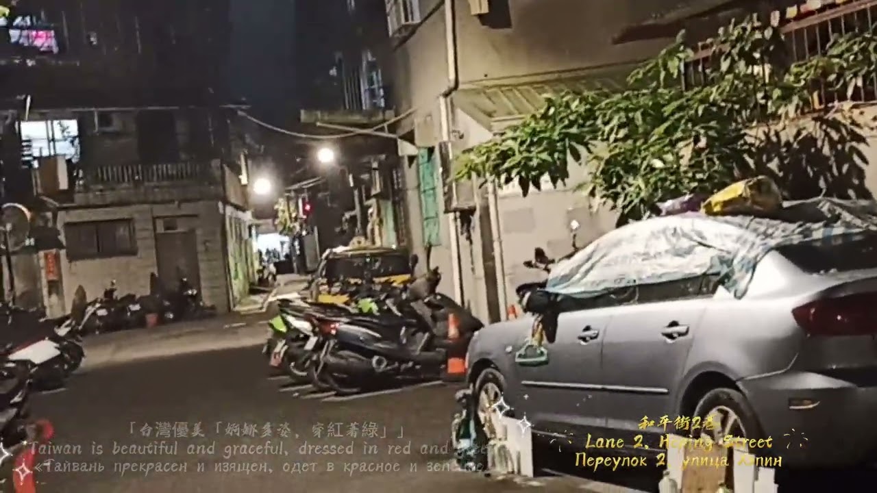 New Taipei City Chinese cheongsam dress全新第二季第44部走在新中和區，捷運路，和平街(黃昏市場)，和平街2~164巷，景平路，221~329巷，景新街