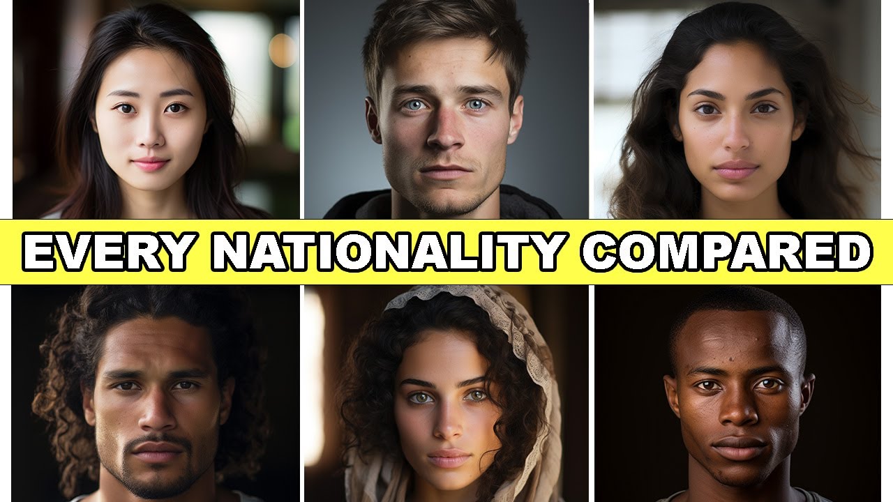 Country Comparison - Average Face of World Nationalities