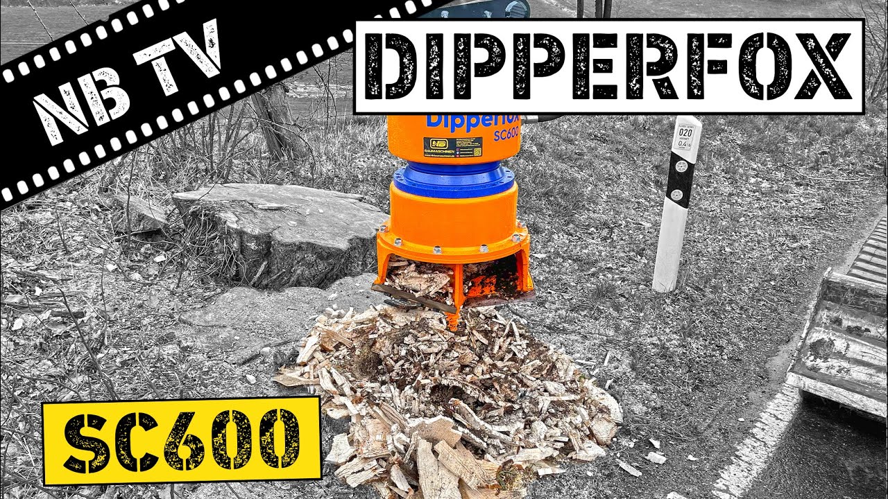 Baumstumpffräse SC600 | Dipperfox Stubbenfräse