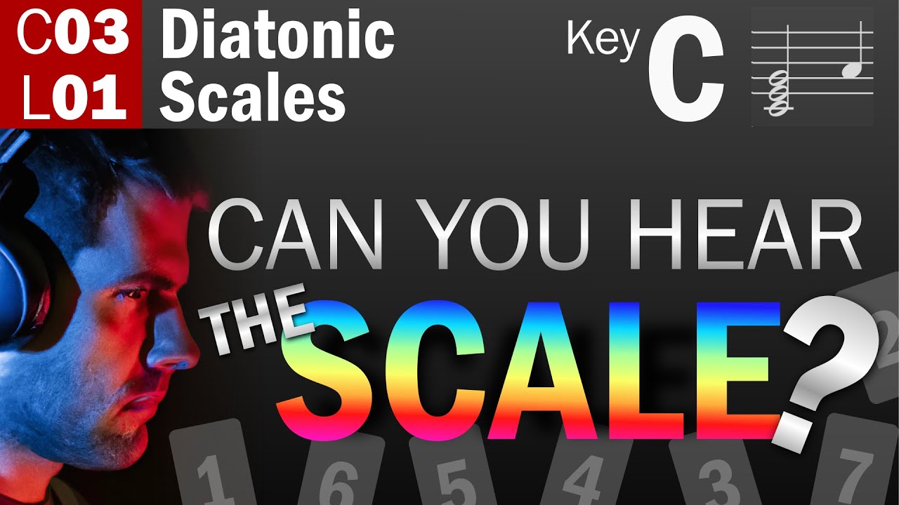 C03 L01 Diatonic Scales - Fixed Key - Hands Free - Relative Pitch Ear Training