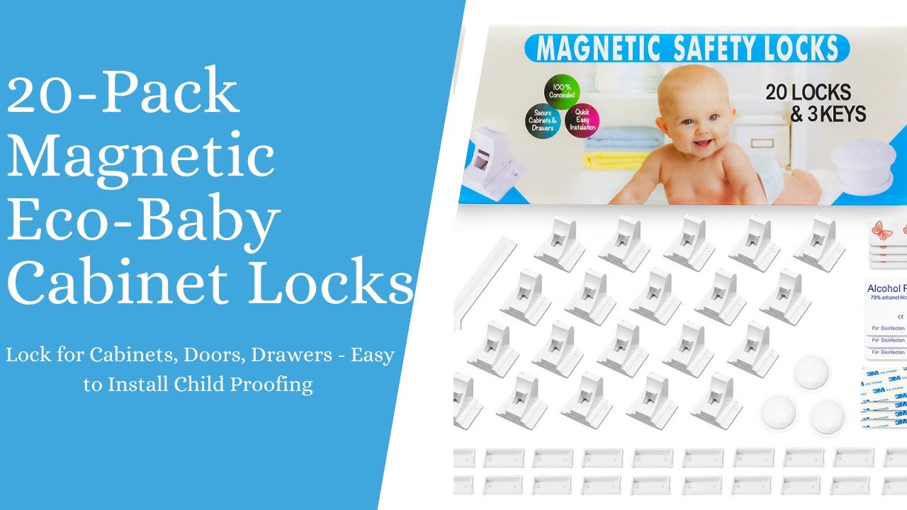 Eco-Baby Baby Proofing Kit | child proofing your home | Cabinet Locks | #shorts