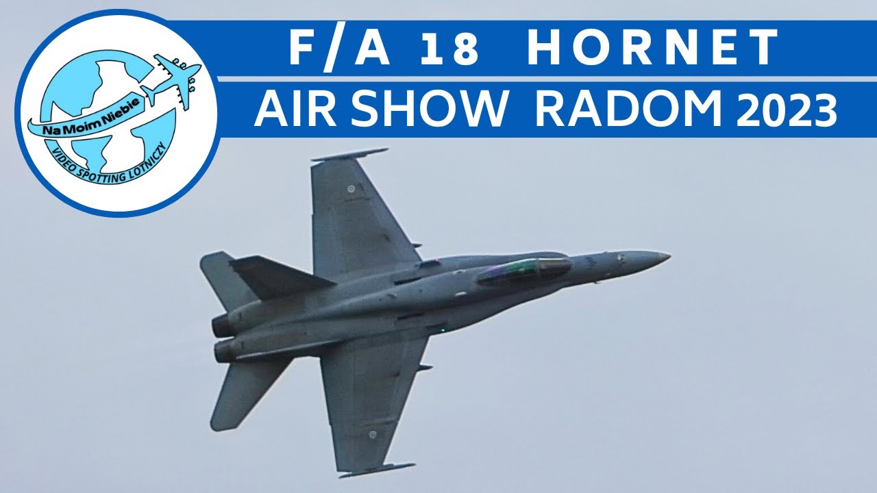 McDonnell Douglas F/A 18 Hornet | FINNISH AIR FORCE | AIRSHOW Radom 26.08.2023