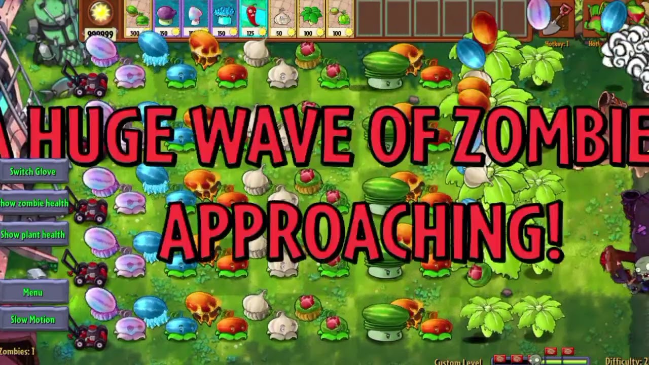 pvz cutom level - plant vs zombies fusion