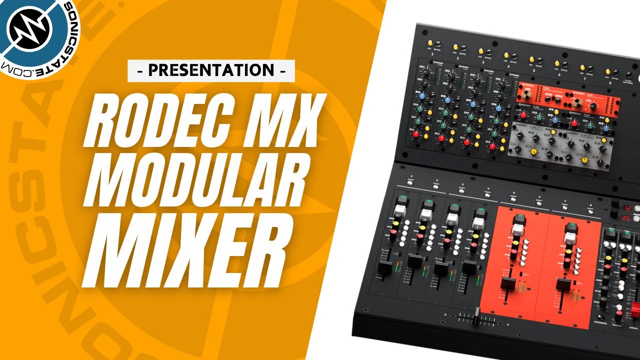 Модульный студийный микшер Rodec MX + модульная стойка Rodec One Series 100 &mdash; SonicLAB