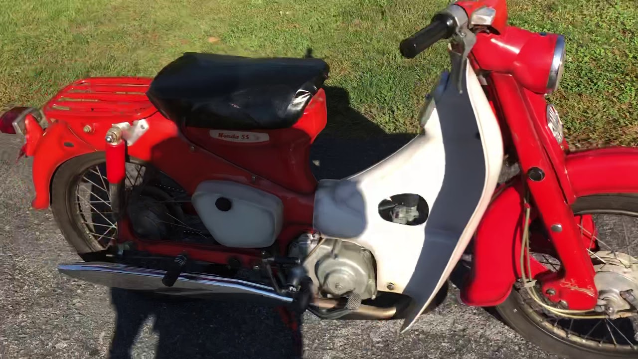 1963 Honda C105 aka Honda 55 Cold Start - For Sale!