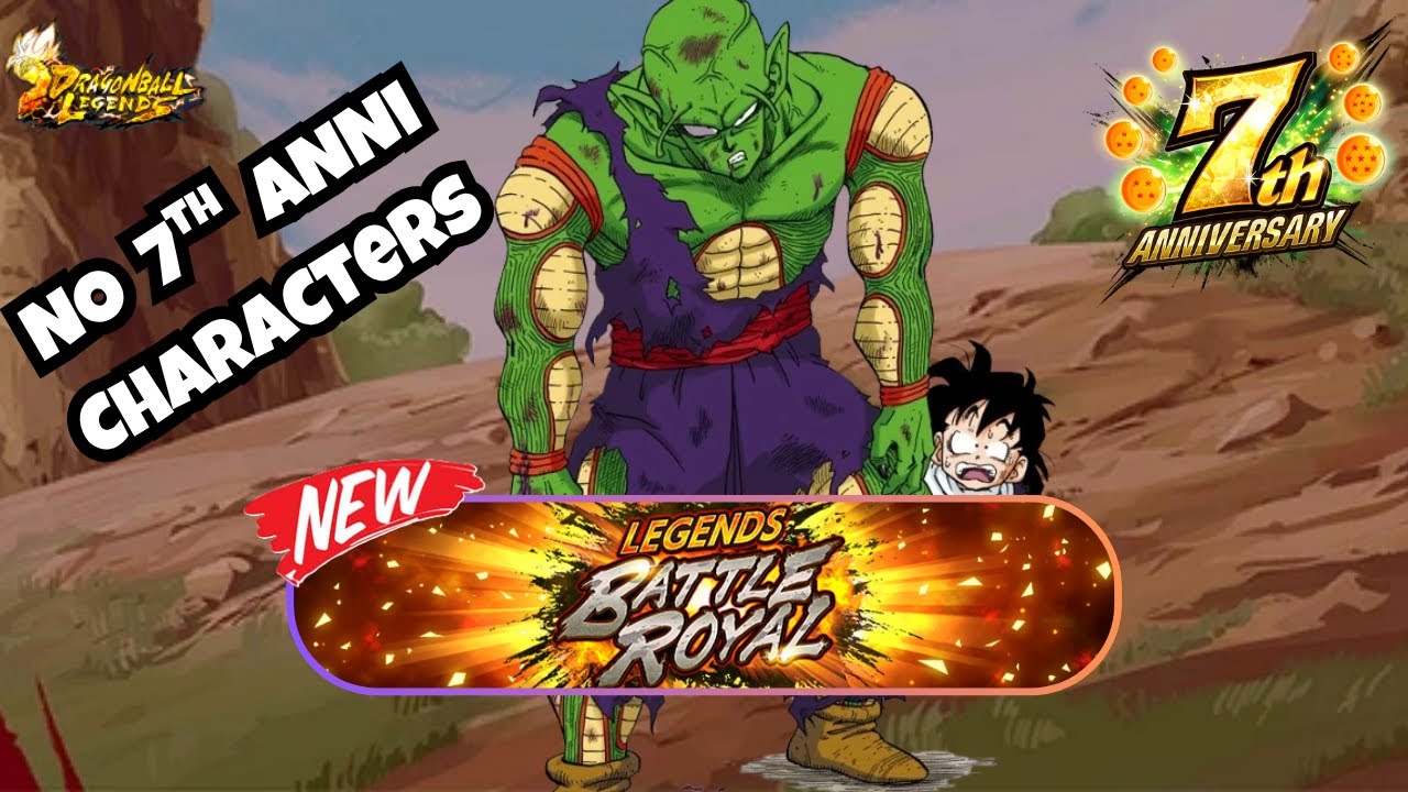 COMPETITIVE LEGENDS BATTLE ROYAL TEAM WITHOUT 7TH ANNIVERSSARY CHARACTERS (DRAGON BALL LEGENDS)
