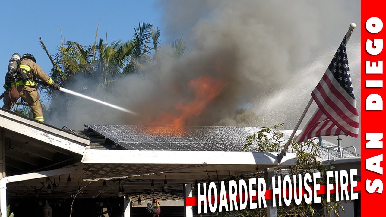 Hoarding Conditions Hamper Firefighting Efforts | Clairemont Mesa | 20241011 (4K)