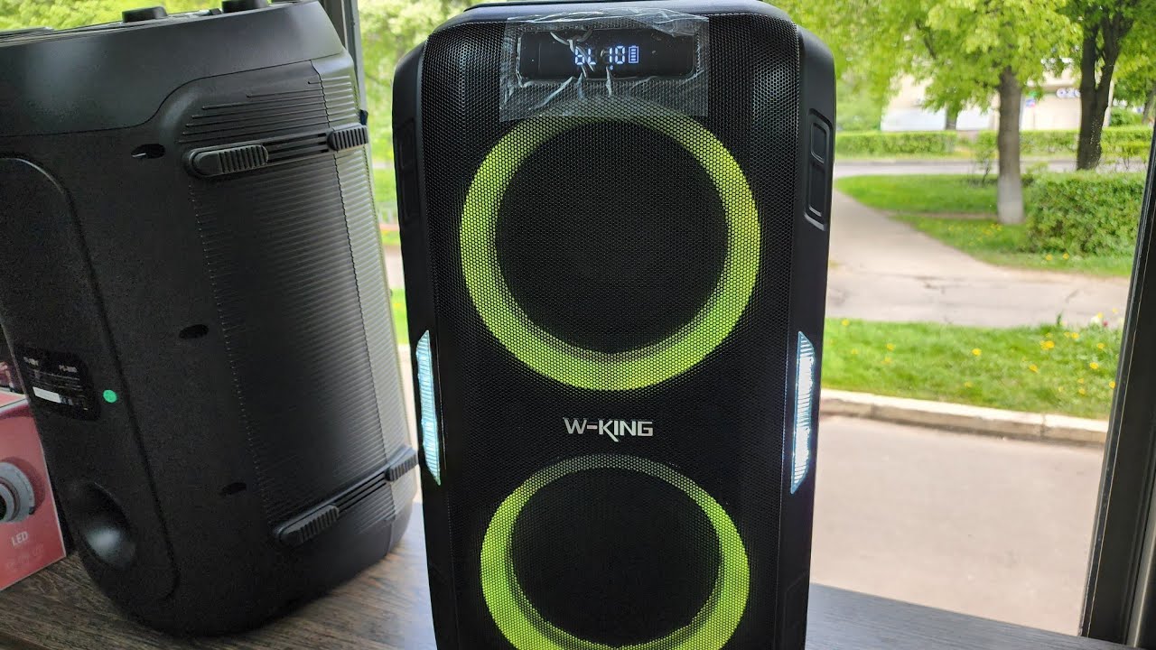W-KING T9 PRO BASE РАСПАКОВКА ОБЗОР БЛЮТУЗ КОЛОНКИ 120ВТ СТЕРЕО 👍НЕБОЛЬШОГО РАЗМЕРА🔥BT SPEAKER PARTY