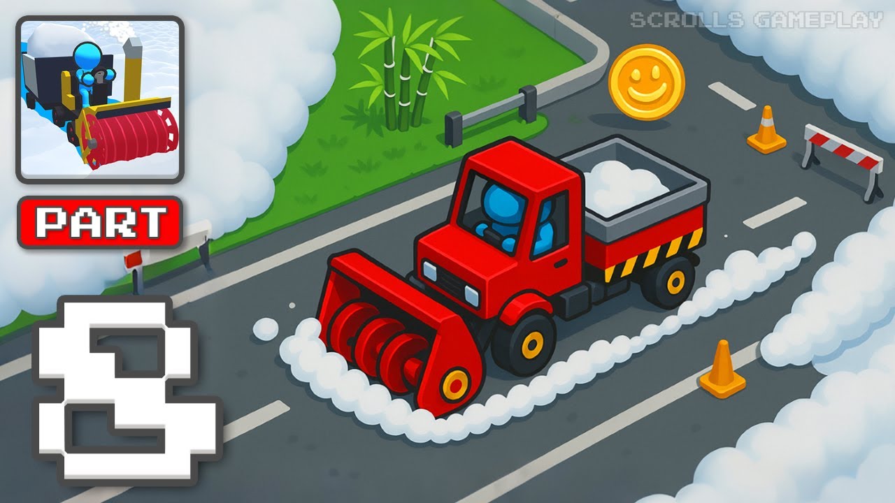 Snow Shovelers - Gameplay Walkthrough Part 8 - Fight Winter Keep City Moving (iOS, Android)