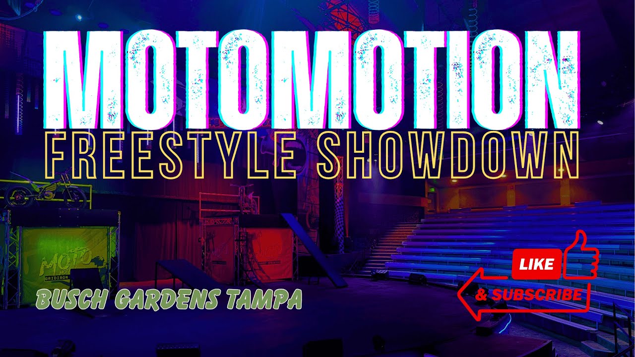 🏍️ MotoMotion: Freestyle Showdown | Busch Gardens Tampa | Full Live Show 🏍️