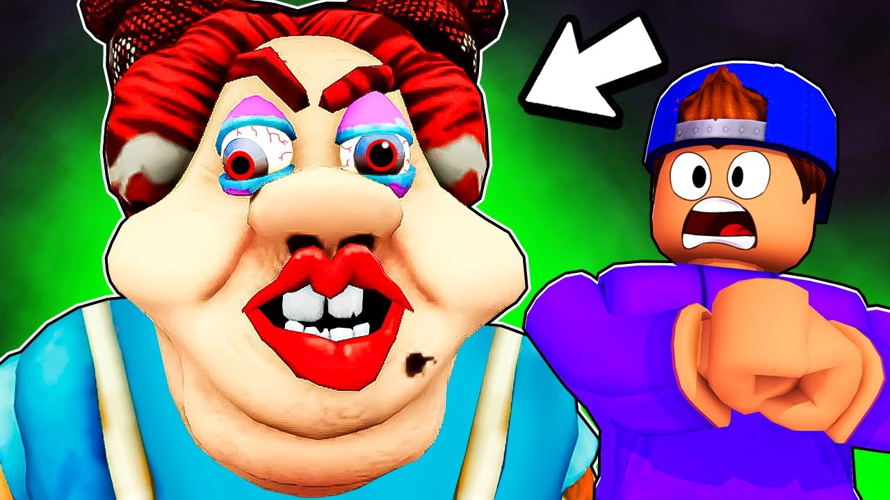 ROBLOX ESCAPE EVIL LUNCH LADY OBBY!