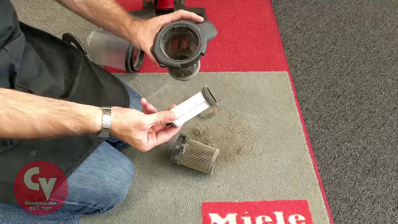 How to Empty the Dirt Cup on the Miele TriFlex