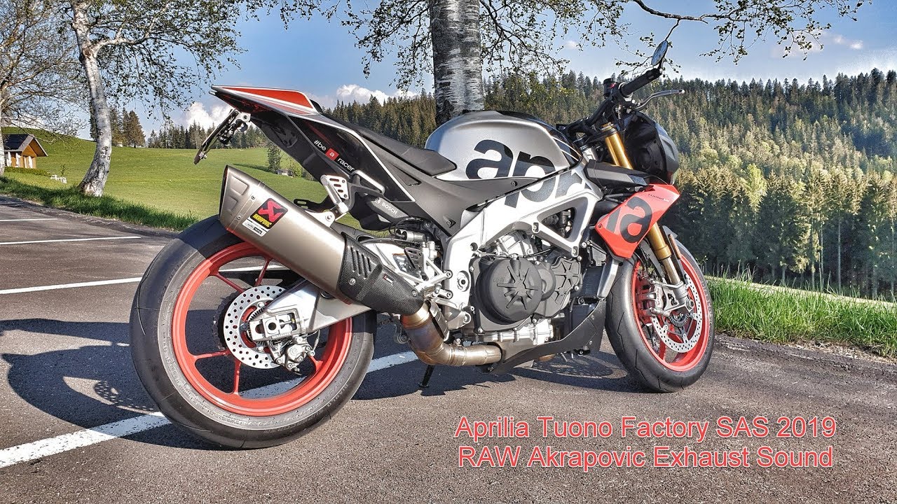 Aprilia Tuono V4 Factory SAS 2019 with Street Legal Akrapovic