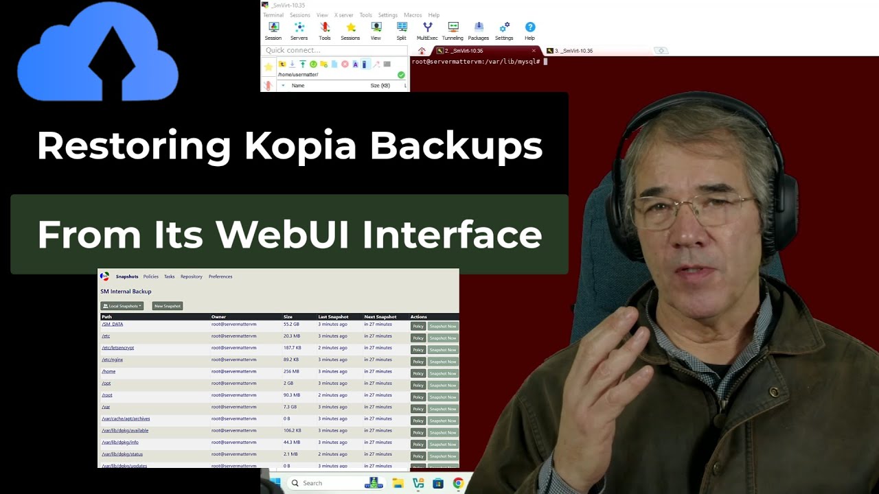 Kopia Backups — Восстановление ваших данных