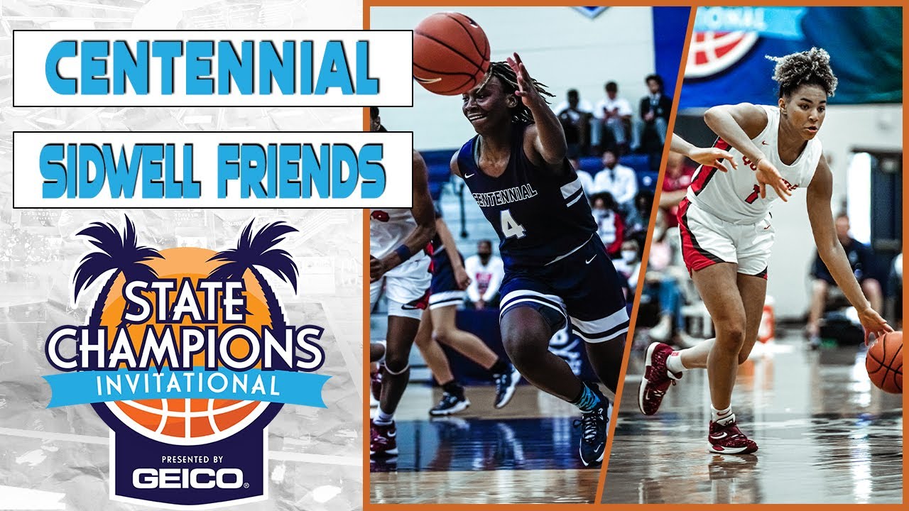 Sidwell Friends (DC) vs. Centennial (NV) - 2022 SCI Girls semifianls, ESPN Broadcast highlights