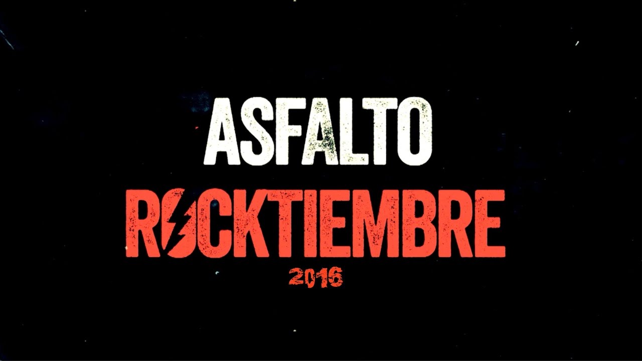 Fragmento de la actuación de ASFALTO en ROCKTIEMBRE. Las Ventas, Madrid 2016