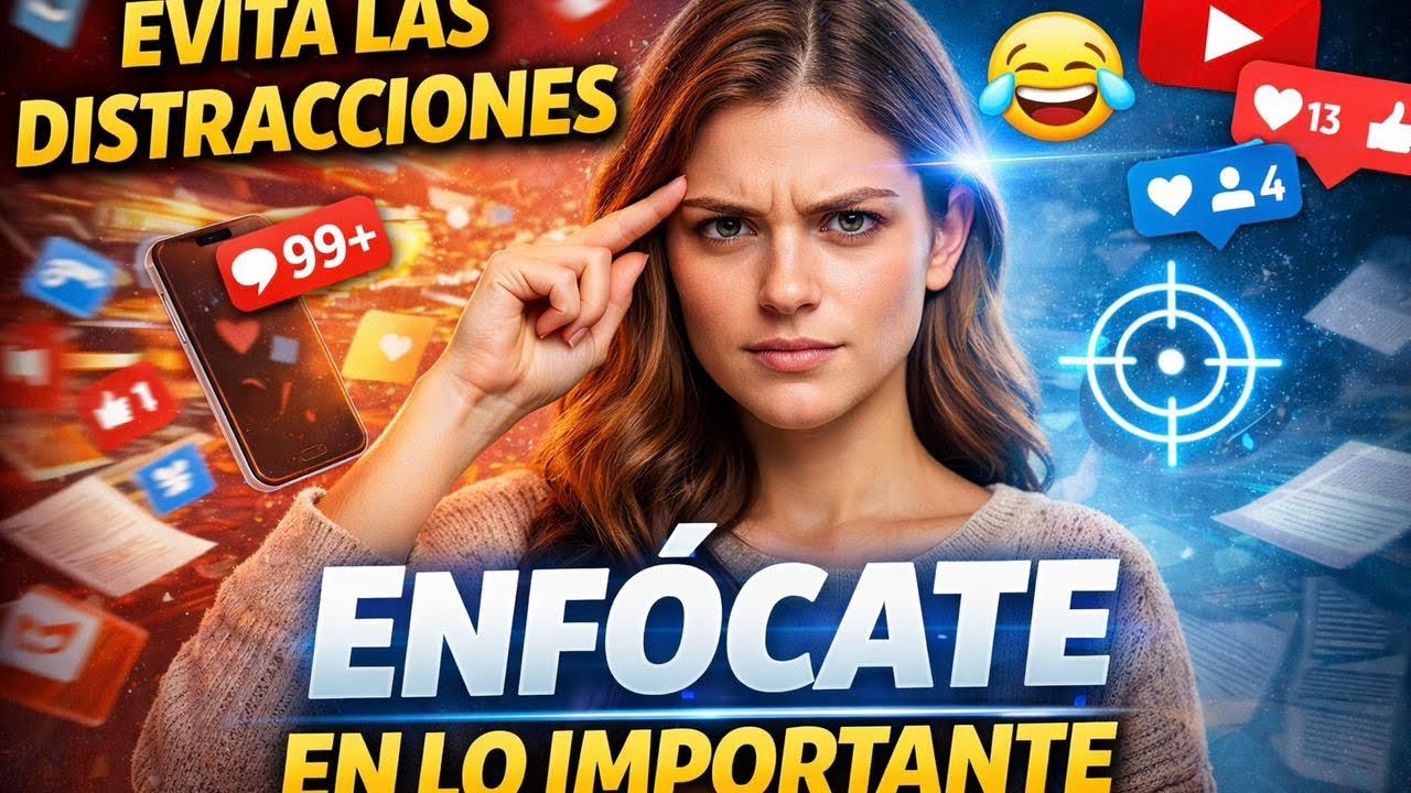 Cómo ENFOCARTE Cuando Todo Te Distrae | Recupera tu Concentración y Controla tu Mente