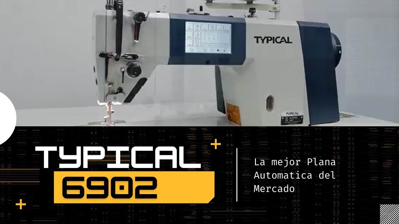 Maquina de Coser Plana Automática Typical GC6902