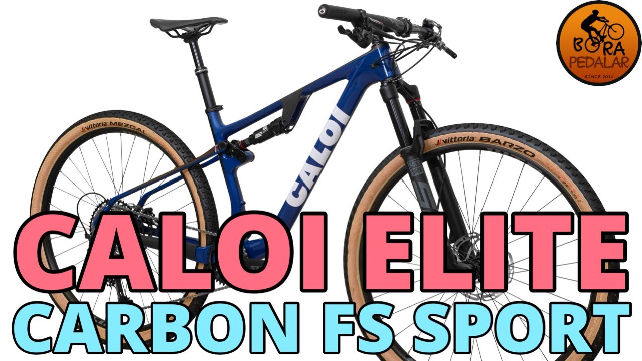 Ficha Técnica da CALOI ELITE CARBON FS SPORT - A Nova Full Suspension da Caloi | Bora Pedalar