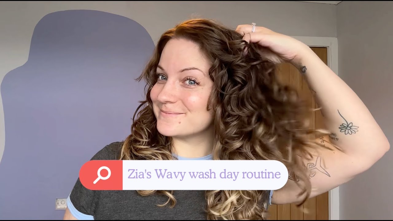 Zia's Wavy Hair Wash Day Routine | Wavy Hair Tutorial For Beginners