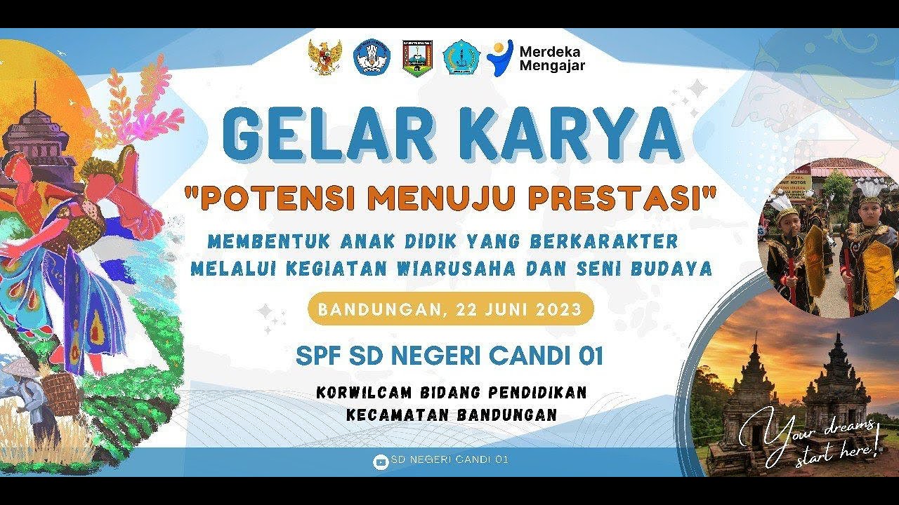 Gelar Karya dan Pentas Seni SD Negeri Candi 01