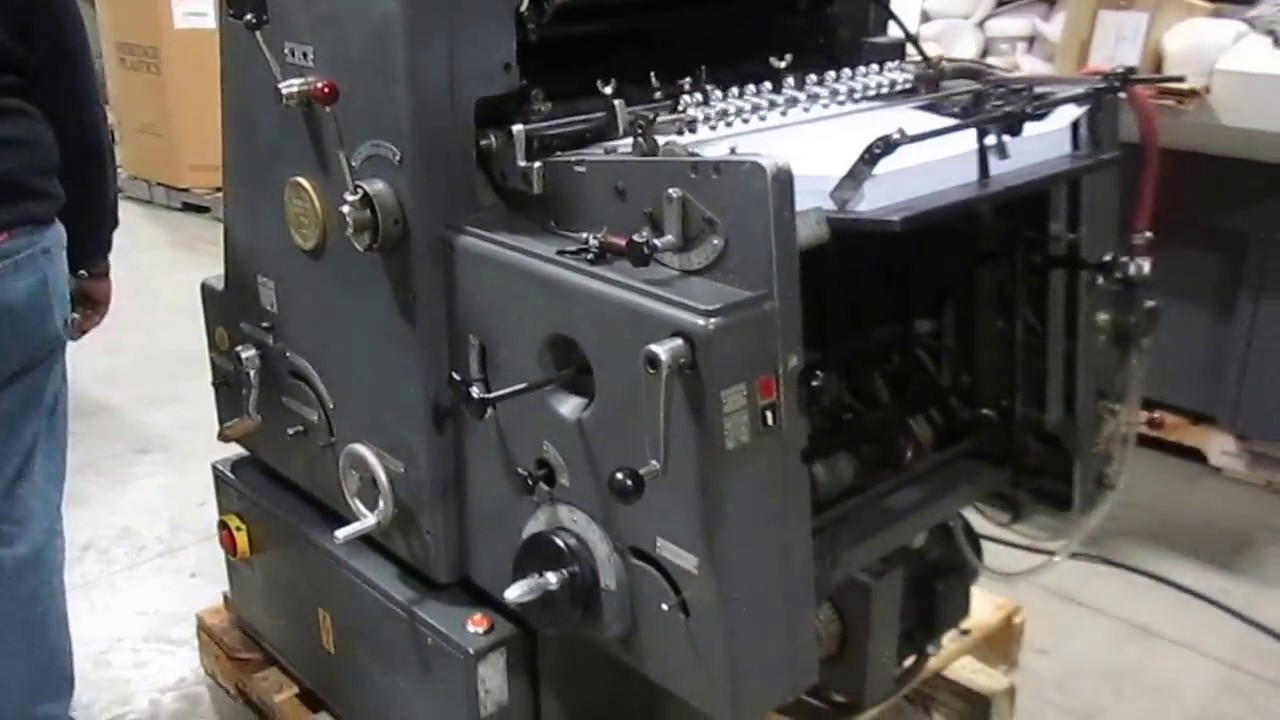 HEIDELBERG GTO 46, YEAR: 1975