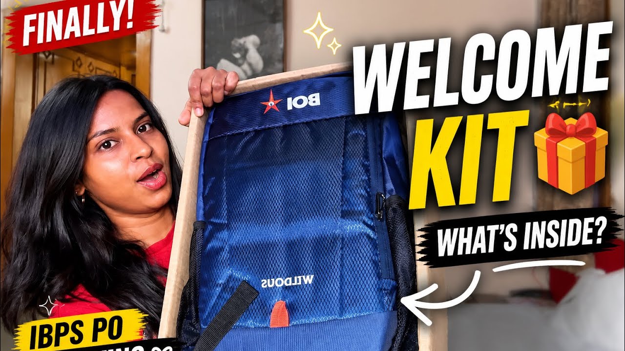 IBPS PO Welcome Kit Unboxing 🎁 | First Look & What&rsquo;s Inside?