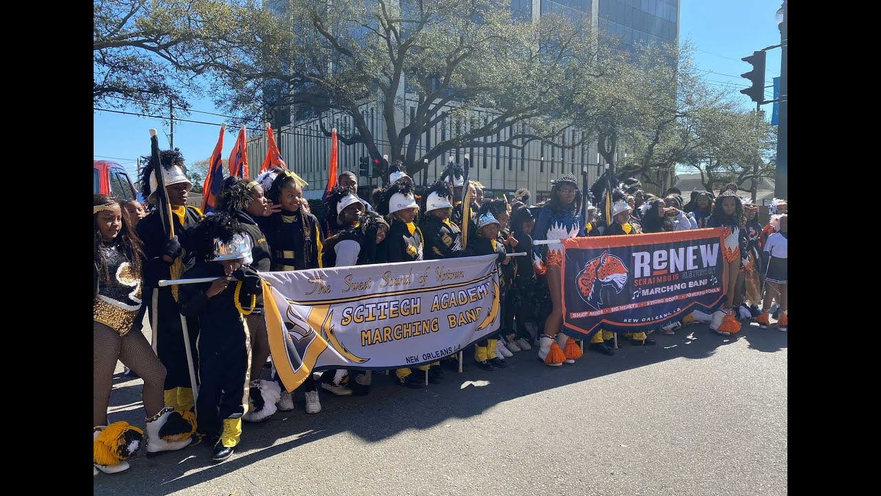 Sci-Tech Academy Krewe of Iris Parade