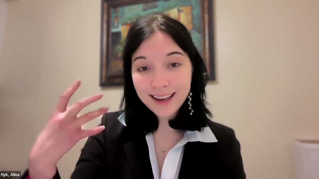 Alina Hyk NTU GCF video application