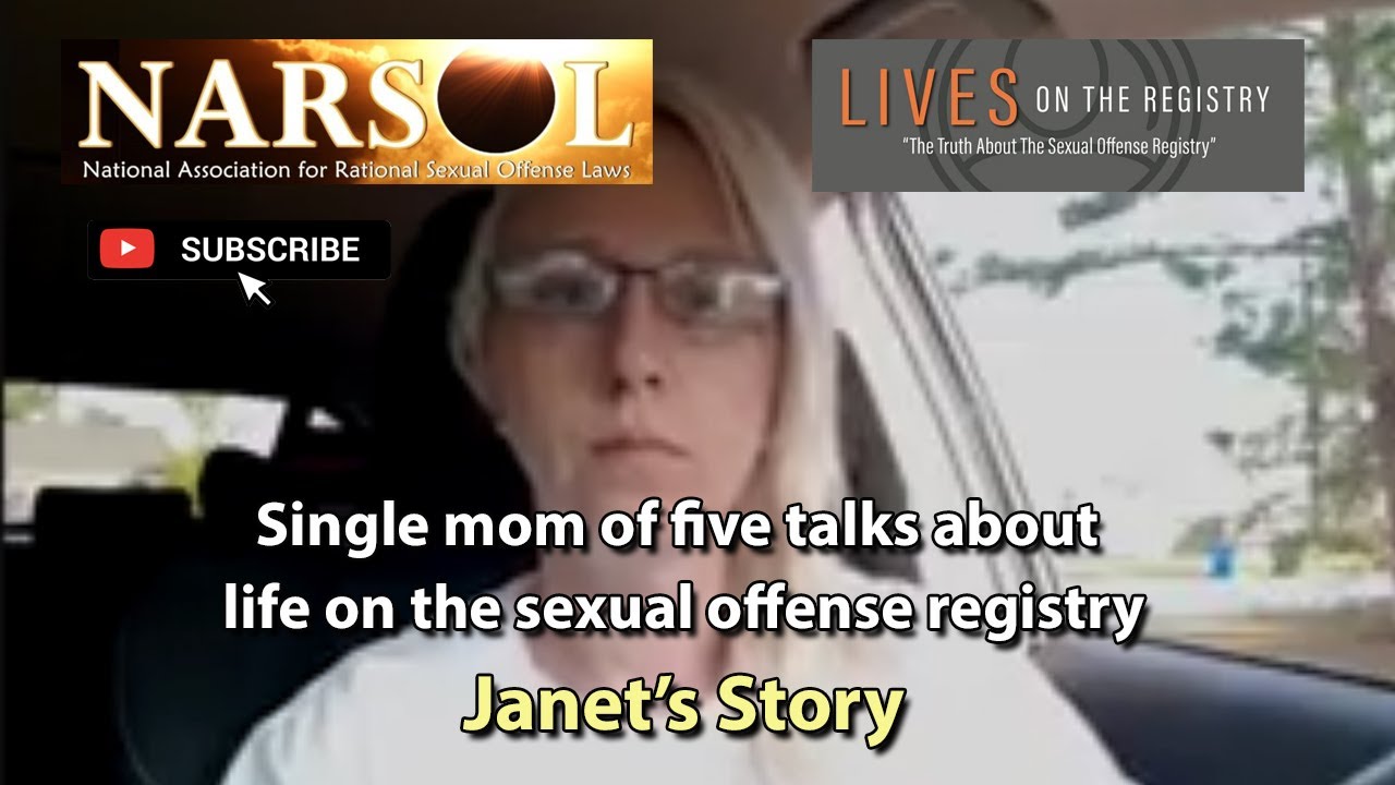 Lives on the Registry: Single mother of five copes with being listed on the registry - Janet's Story