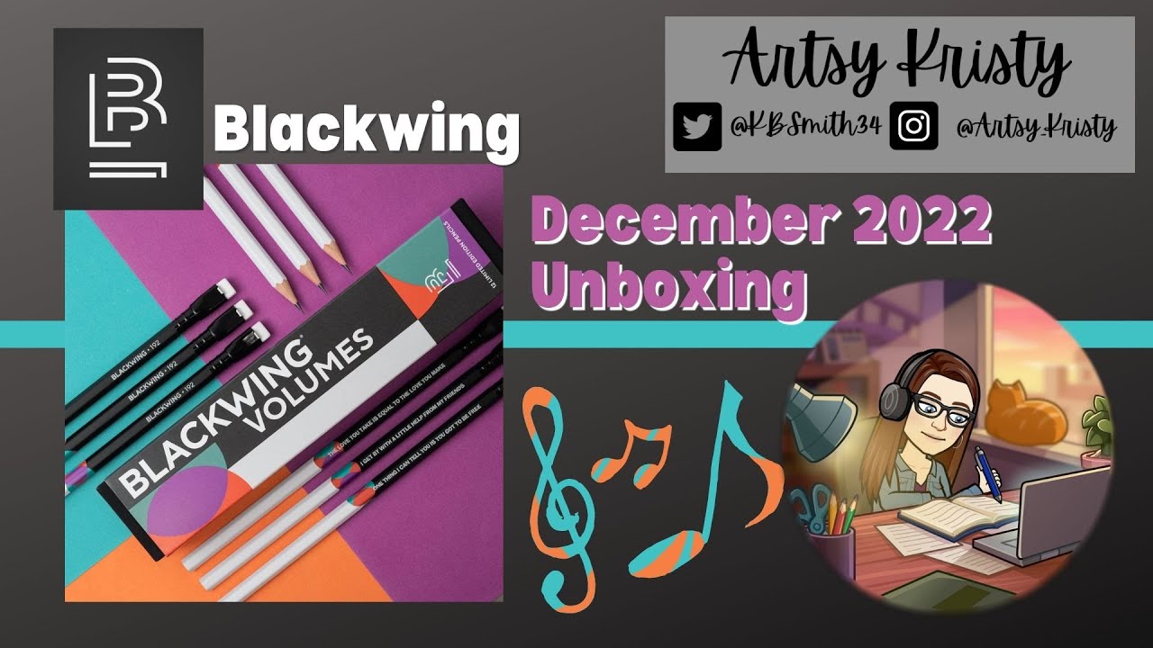 Blackwing Volumes Subscription December 2022 Unboxing