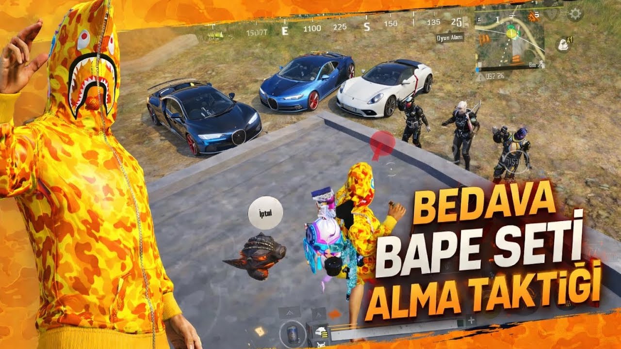 🔥BEDAVA BAPE SETİ ALMA TAKTİĞİ - ONE MAN SQUAD | PUBG Mobile 