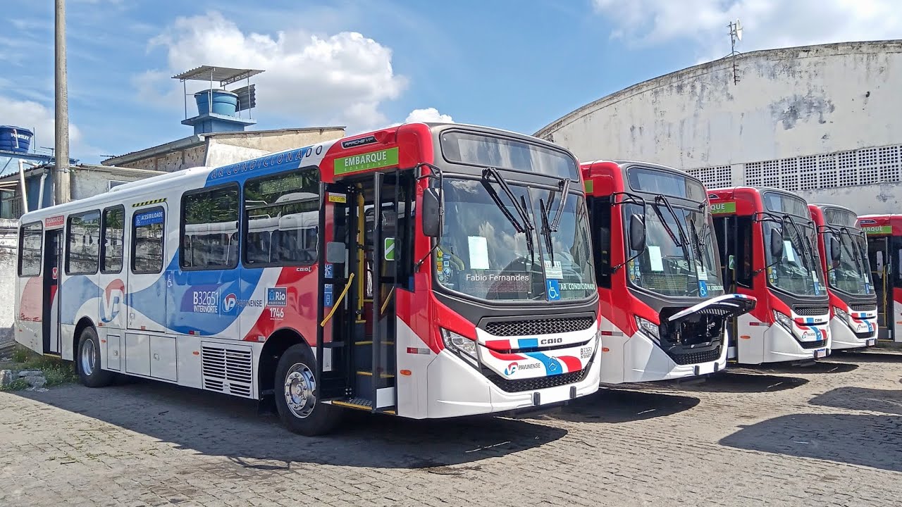Apresentação dos novos ônibus da Viação Pavunense