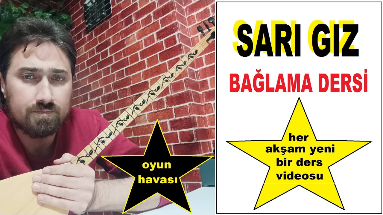 Sarı Kız Oyun Havası - Bağlama Dersi.
