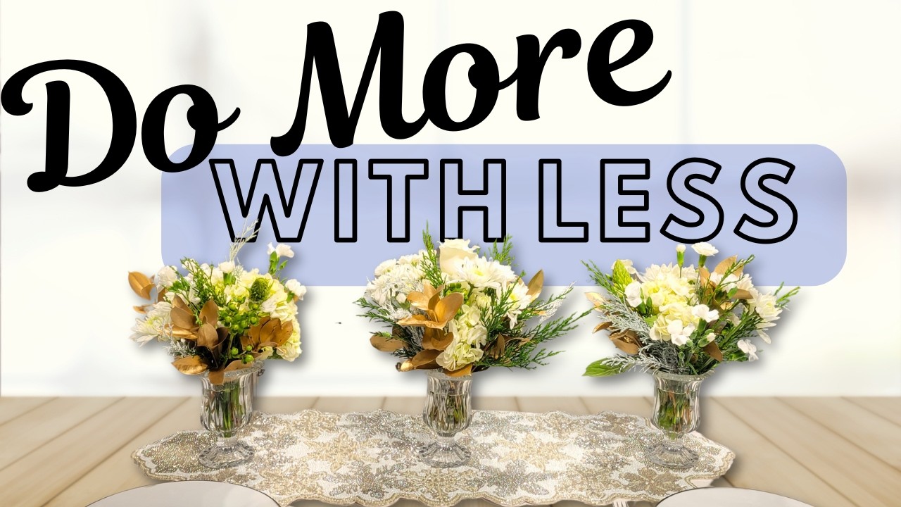 Design a Centerpiece Three Ways: Beginner Flower Arrangement Tutorial