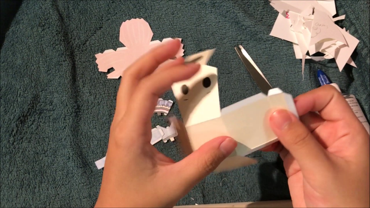 Making Chibi Spring Day Jimin Papercraft Timelapse