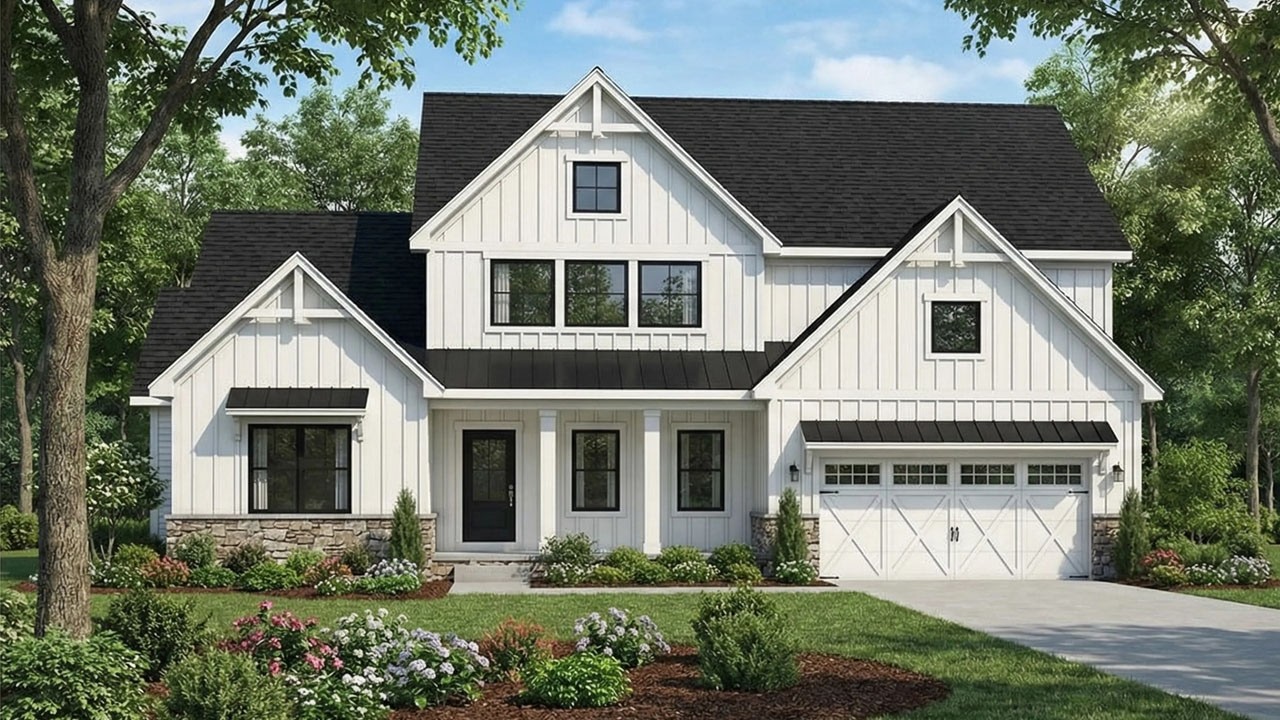 Fieldcrest 3D Model Home Tour | 4 Bed | 2.5 Bath | 3215 Sq.Ft. (Shown with Opt. Features)