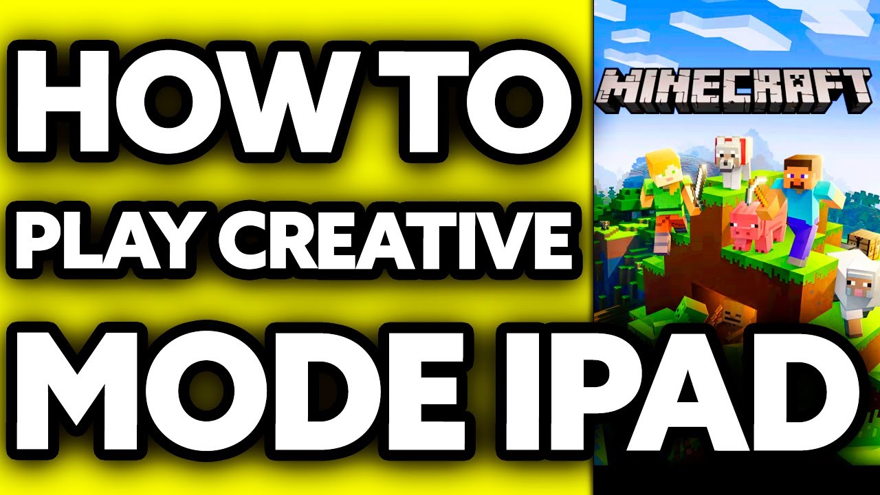 How To Play Minecraft Creative Mode on IPad Tablet (2025)