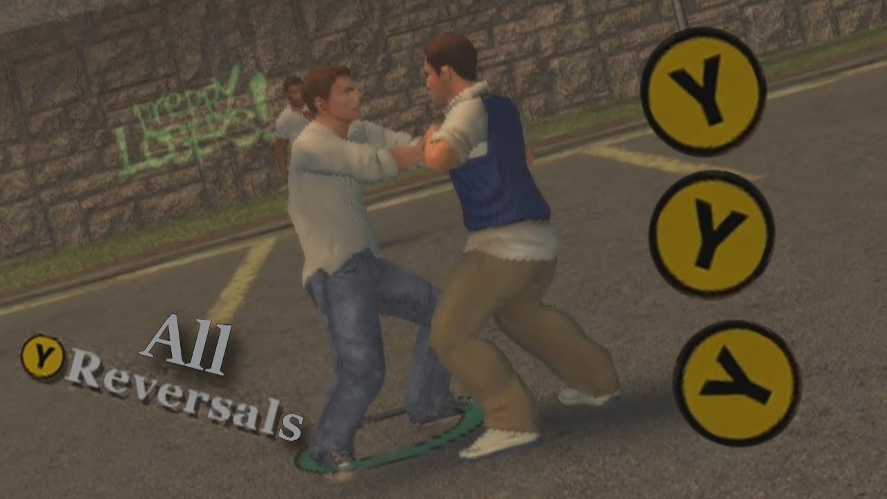 Bully: SE | Демонстрация | Все захваты и выходы из них | +Бонусные QTE