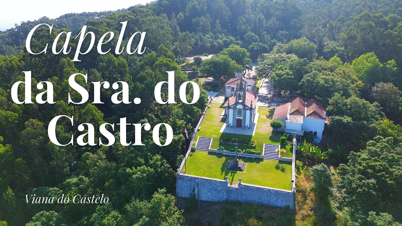Capela da Senhora do Crasto vista do alto | Viana do Castelo | Drone 4K