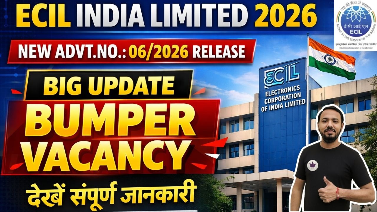 ECIL New Vacancy 2026 | ECIL Recruitment 2026 |ECIL Latest Jobs 2026 | ECIL New vacancy ADVT 06/2026