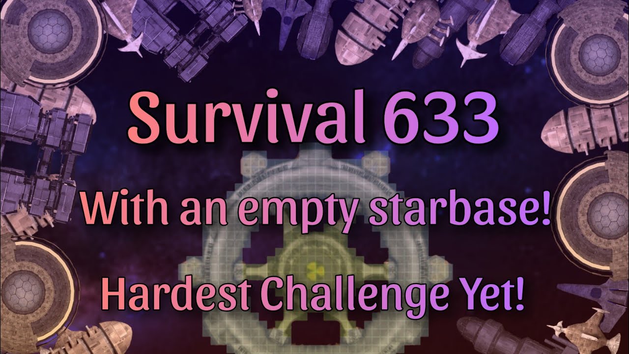 Beating Survival 633 With An EMPTY Research Starbase - Event Horizon Frontier