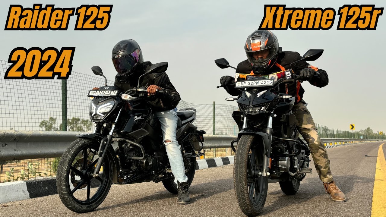 Hero Xtreme 125R vs TVS Raider 125 Drag Race