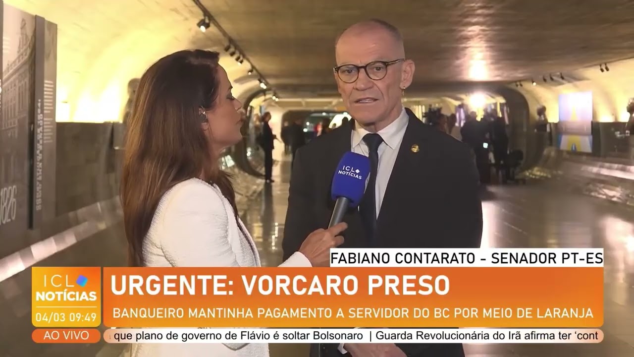 Fabiano Contarato (PT-ES) falou em entrevista sobre o cancelamento da sessão após prisão de Vorcaro