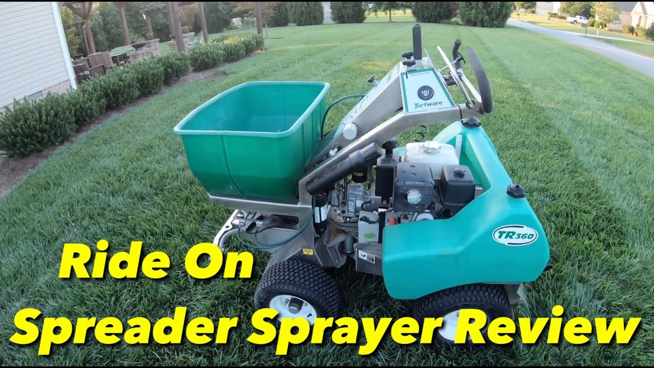 Turfware TR360 Ride On Spreader Sprayer