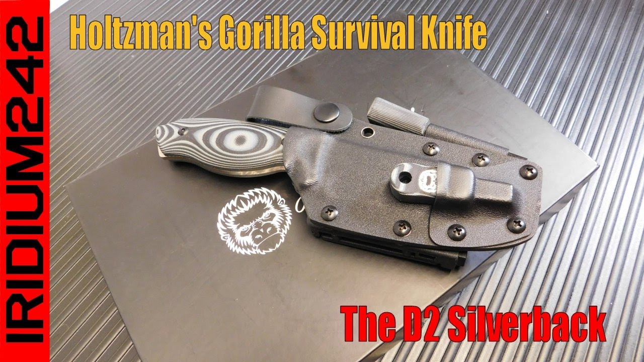 Holtzman's Gorilla Survival Knife - The D2 Silverback