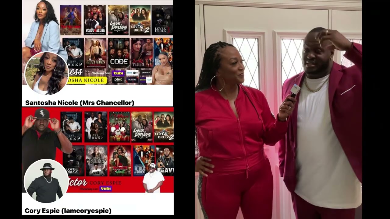 Tubi stars Cory Espie and Santosha Nicole talk about how Cory's nose got broken while filming