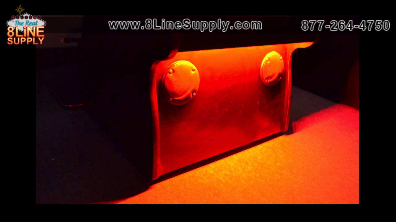 Target Toss Red LED Cabinet Lights - 8LineSupply - Arcade / Amusement